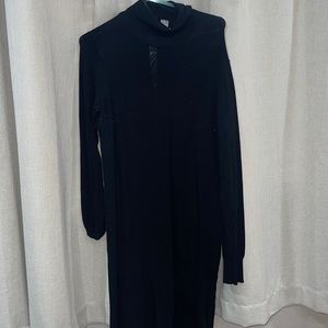 Black maxi dress